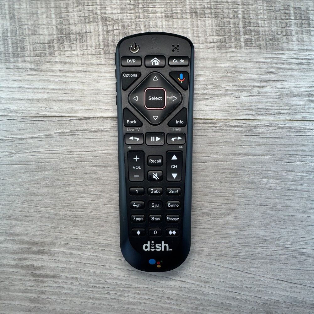 Dish Technologies 54.1 UHF 2G 218252 Voice Remote Control for Satellite Receiver